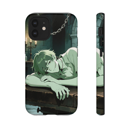 Electric Stare Frankenstein Phone Case — Anime Adam Cover (iPhone, Samsung & Pixel) | Yaoi Monsters