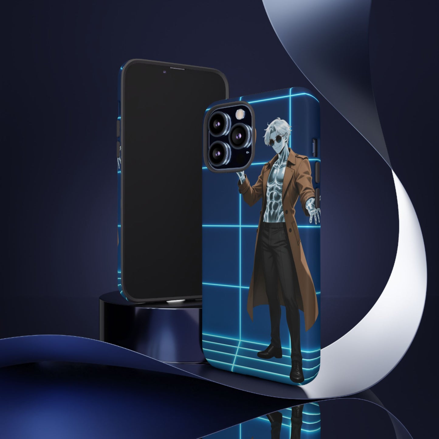 Theodore Marvel Invisible Man Anime Phone Case – iPhone, Samsung & Google Pixel (3D Wrap, Shock-Absorbing) | Yaoi Monsters
