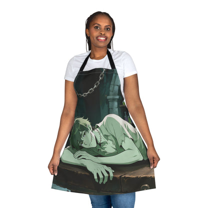 Adam Frankenstein Apron — Stitched-Up Kitchen & Craft Apron (Customizable) | Yaoi Monsters