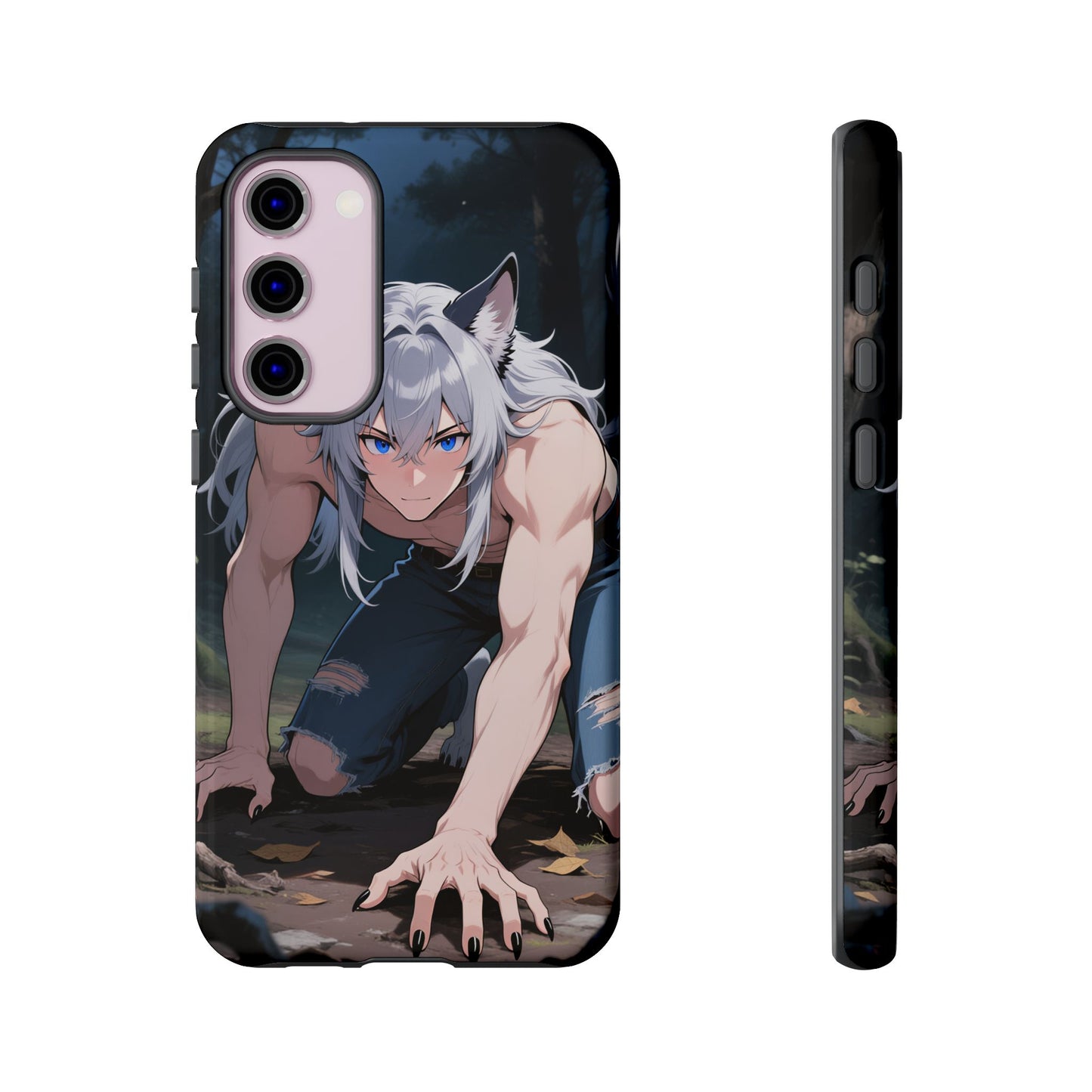Luca Moonlit Werewolf Tough Phone Case — Anime Wolfman Cover (iPhone, Samsung Galaxy & Google Pixel) | Yaoi Monsters