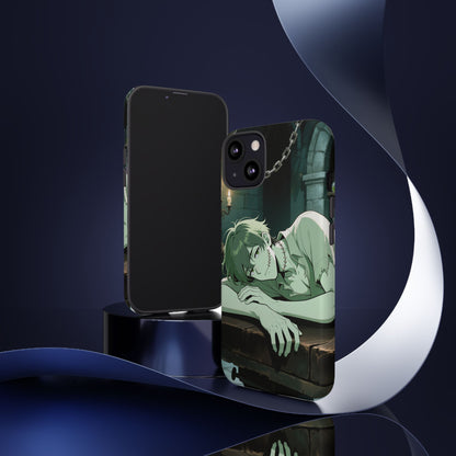 Electric Stare Frankenstein Phone Case — Anime Adam Cover (iPhone, Samsung & Pixel) | Yaoi Monsters