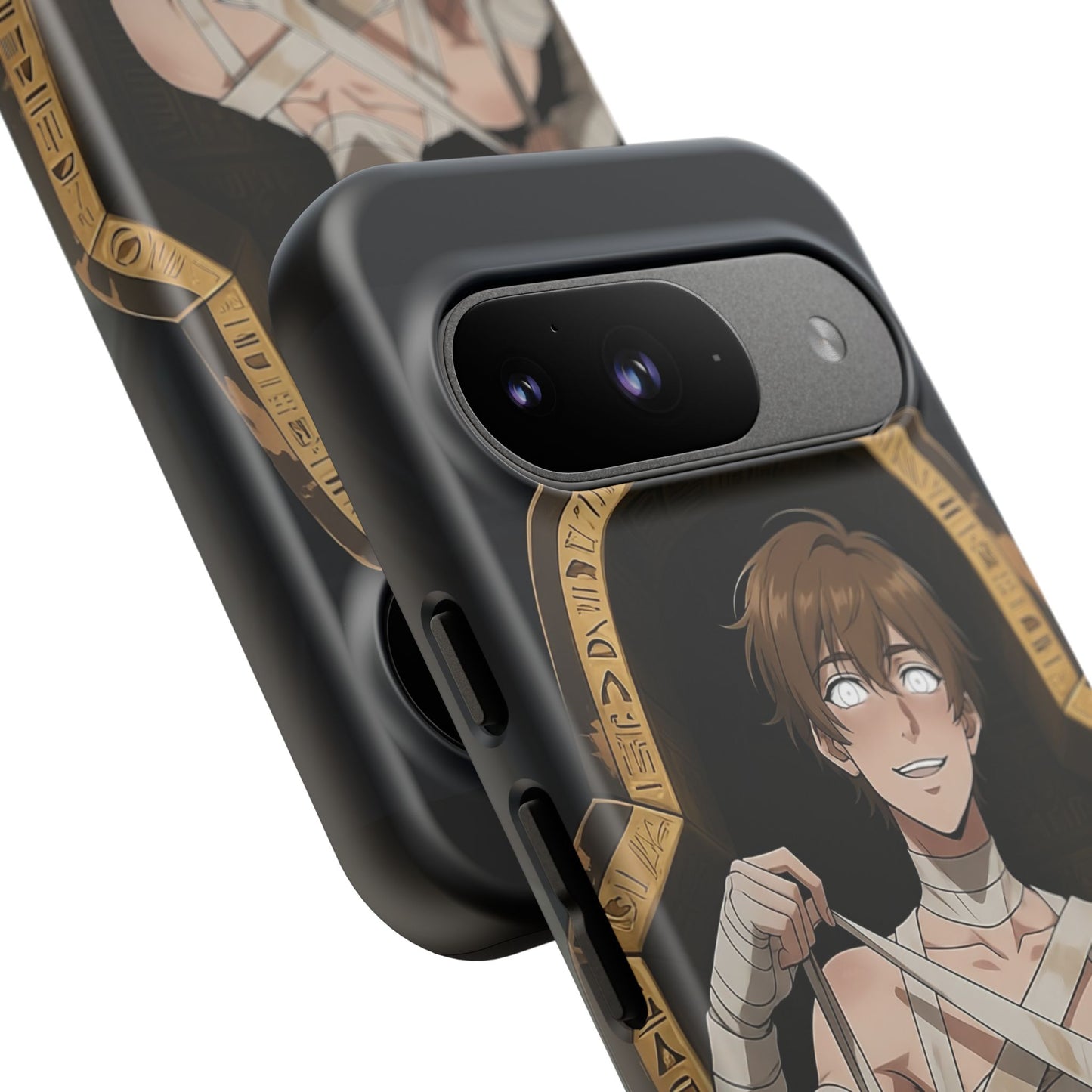 Imhotep Mummy Phone Case – iPhone, Samsung Galaxy & Google Pixel | 3D Wrap Gothic Anime Cover | Yaoi Monsters