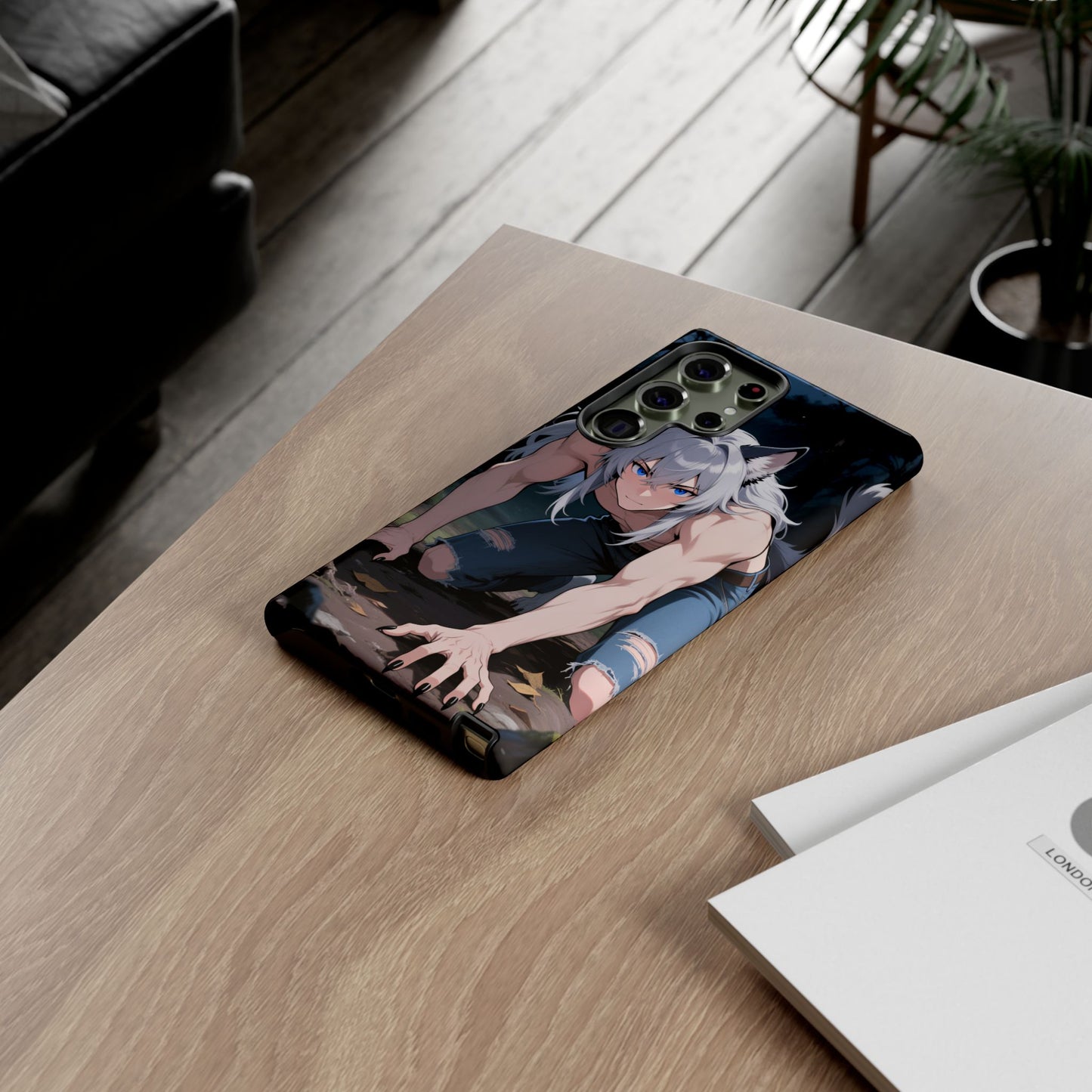 Luca Moonlit Werewolf Tough Phone Case — Anime Wolfman Cover (iPhone, Samsung Galaxy & Google Pixel) | Yaoi Monsters