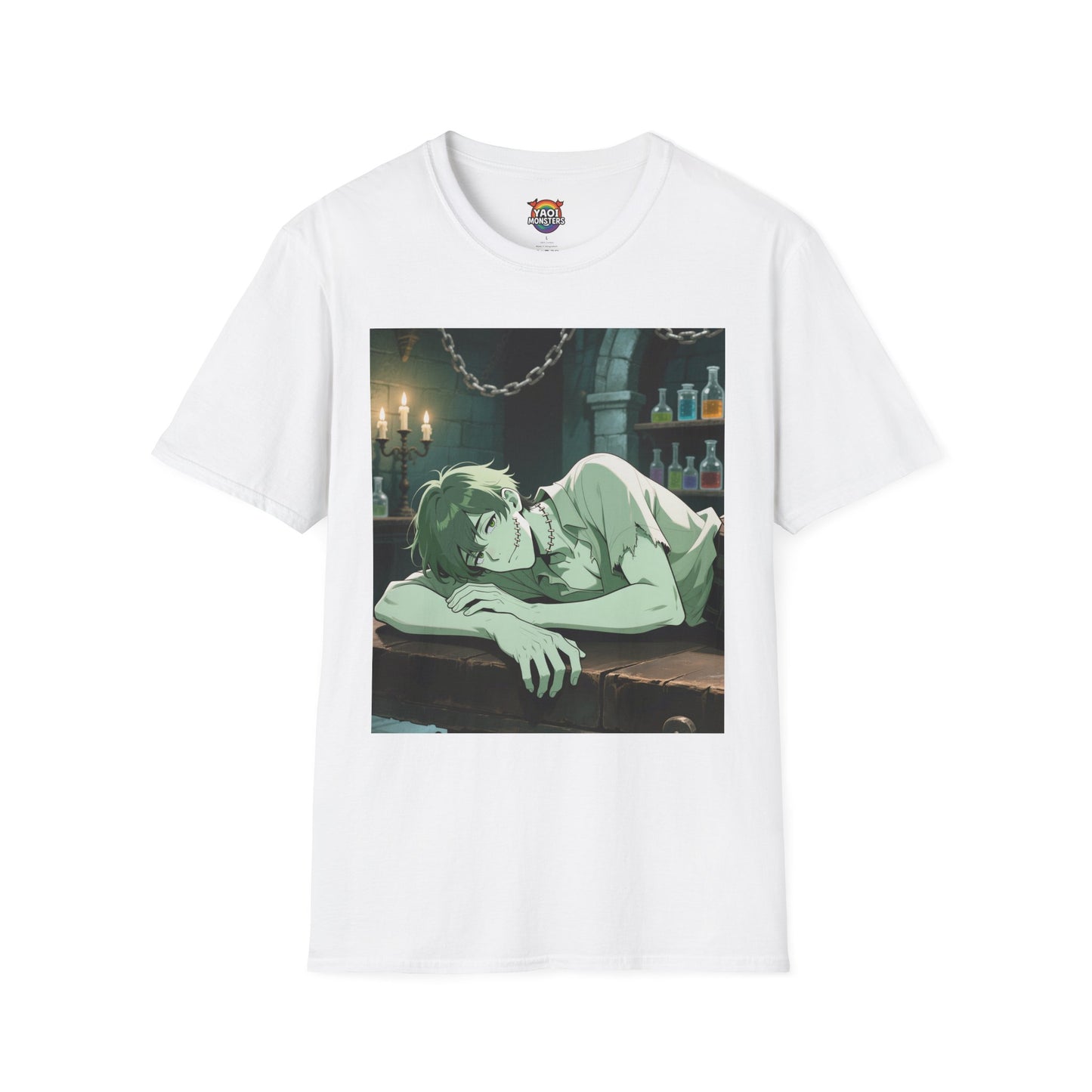 Adam Frankenstein Unisex T-Shirt — Gothic Monster Anime Tee | Yaoi Monsters