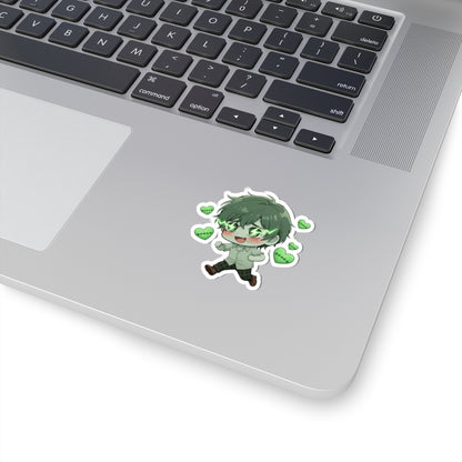 Cutie Monsters Adam “Love Charge” Vinyl Sticker – Running Right