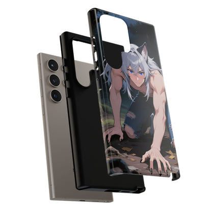 Luca Moonlit Werewolf Tough Phone Case — Anime Wolfman Cover (iPhone, Samsung Galaxy & Google Pixel) | Yaoi Monsters