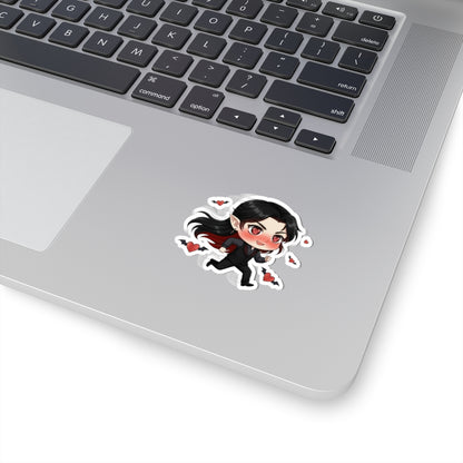Cutie Monsters Dracula “Love Chase” Vinyl Sticker – Facing Left