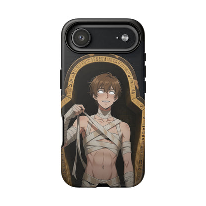 Imhotep Mummy Phone Case – iPhone, Samsung Galaxy & Google Pixel | 3D Wrap Gothic Anime Cover | Yaoi Monsters