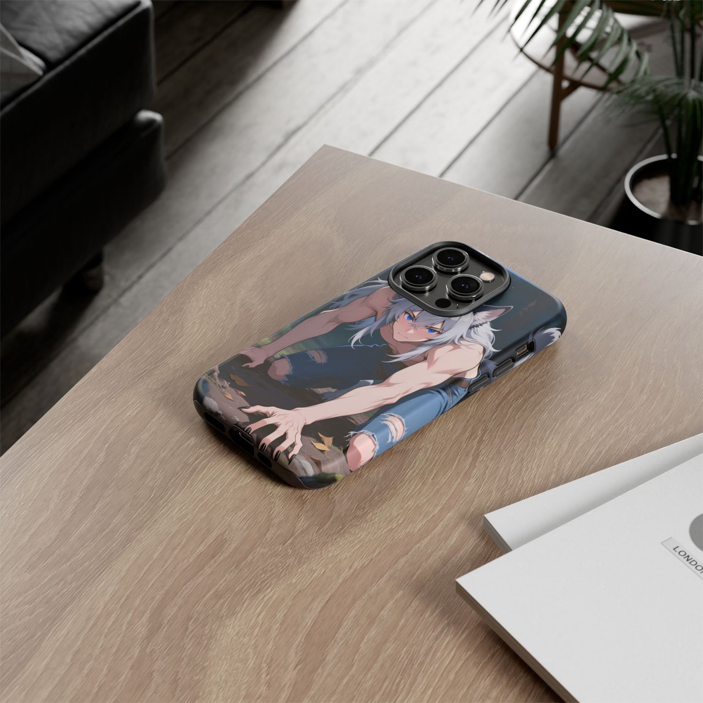 Luca Moonlit Werewolf Tough Phone Case — Anime Wolfman Cover (iPhone, Samsung Galaxy & Google Pixel) | Yaoi Monsters