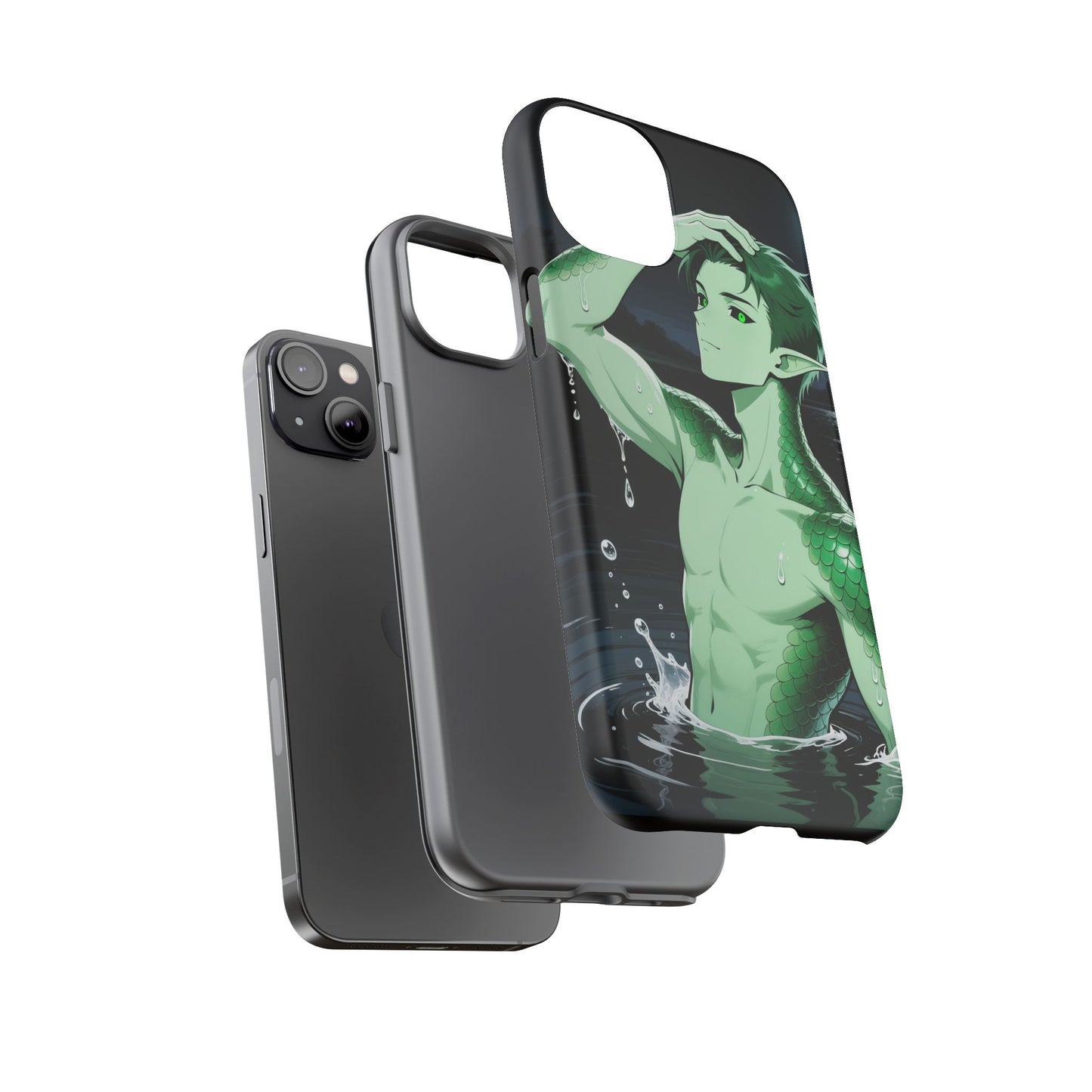 Kel Sea Creature Anime Phone Case — 3D Wrap, Shock-Absorbing (iPhone / Samsung / Pixel) | Yaoi Monsters