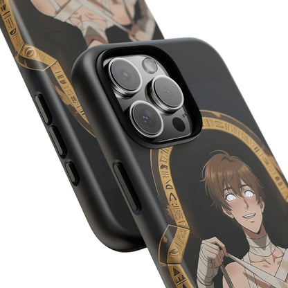Imhotep Mummy Phone Case – iPhone, Samsung Galaxy & Google Pixel | 3D Wrap Gothic Anime Cover | Yaoi Monsters
