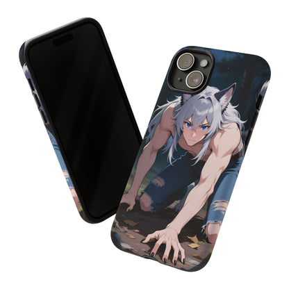 Luca Moonlit Werewolf Tough Phone Case — Anime Wolfman Cover (iPhone, Samsung Galaxy & Google Pixel) | Yaoi Monsters