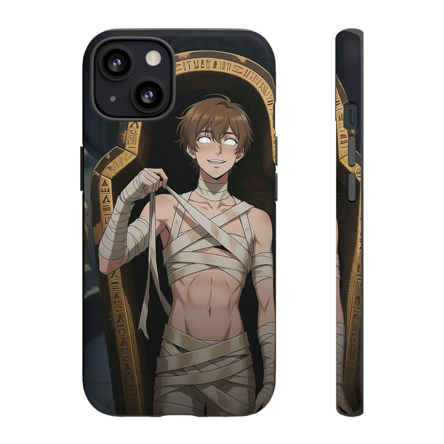 Imhotep Mummy Phone Case – iPhone, Samsung Galaxy & Google Pixel | 3D Wrap Gothic Anime Cover | Yaoi Monsters