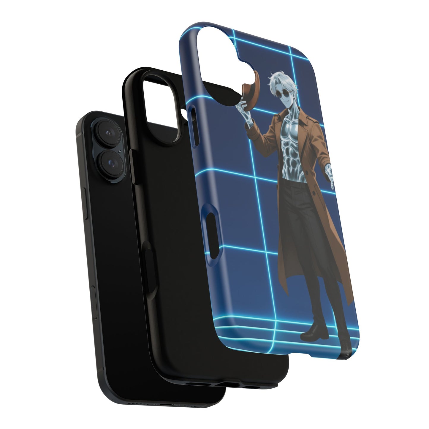 Theodore Marvel Invisible Man Anime Phone Case – iPhone, Samsung & Google Pixel (3D Wrap, Shock-Absorbing) | Yaoi Monsters