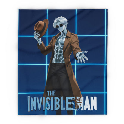 Theodore Marvel Invisible Man Lab Fleece Blanket — Anime Invisible Man Throw | Yaoi Monsters