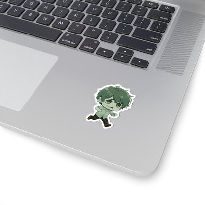 Cutie Monsters Adam “Panic” Vinyl Sticker – Running Away Left.