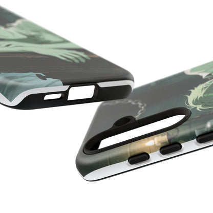 Electric Stare Frankenstein Phone Case — Anime Adam Cover (iPhone, Samsung & Pixel) | Yaoi Monsters