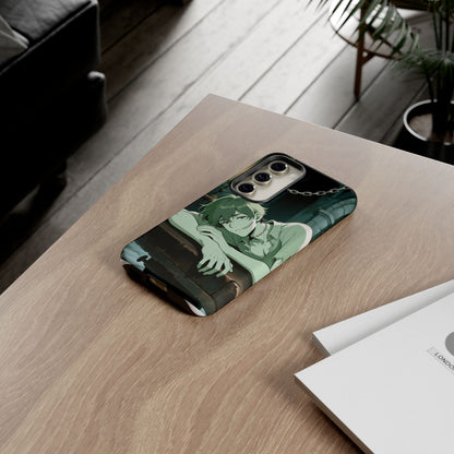 Electric Stare Frankenstein Phone Case — Anime Adam Cover (iPhone, Samsung & Pixel) | Yaoi Monsters