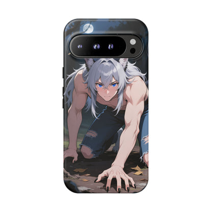 Luca Moonlit Werewolf Tough Phone Case — Anime Wolfman Cover (iPhone, Samsung Galaxy & Google Pixel) | Yaoi Monsters