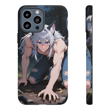 Luca Moonlit Werewolf Tough Phone Case — Anime Wolfman Cover (iPhone, Samsung Galaxy & Google Pixel) | Yaoi Monsters