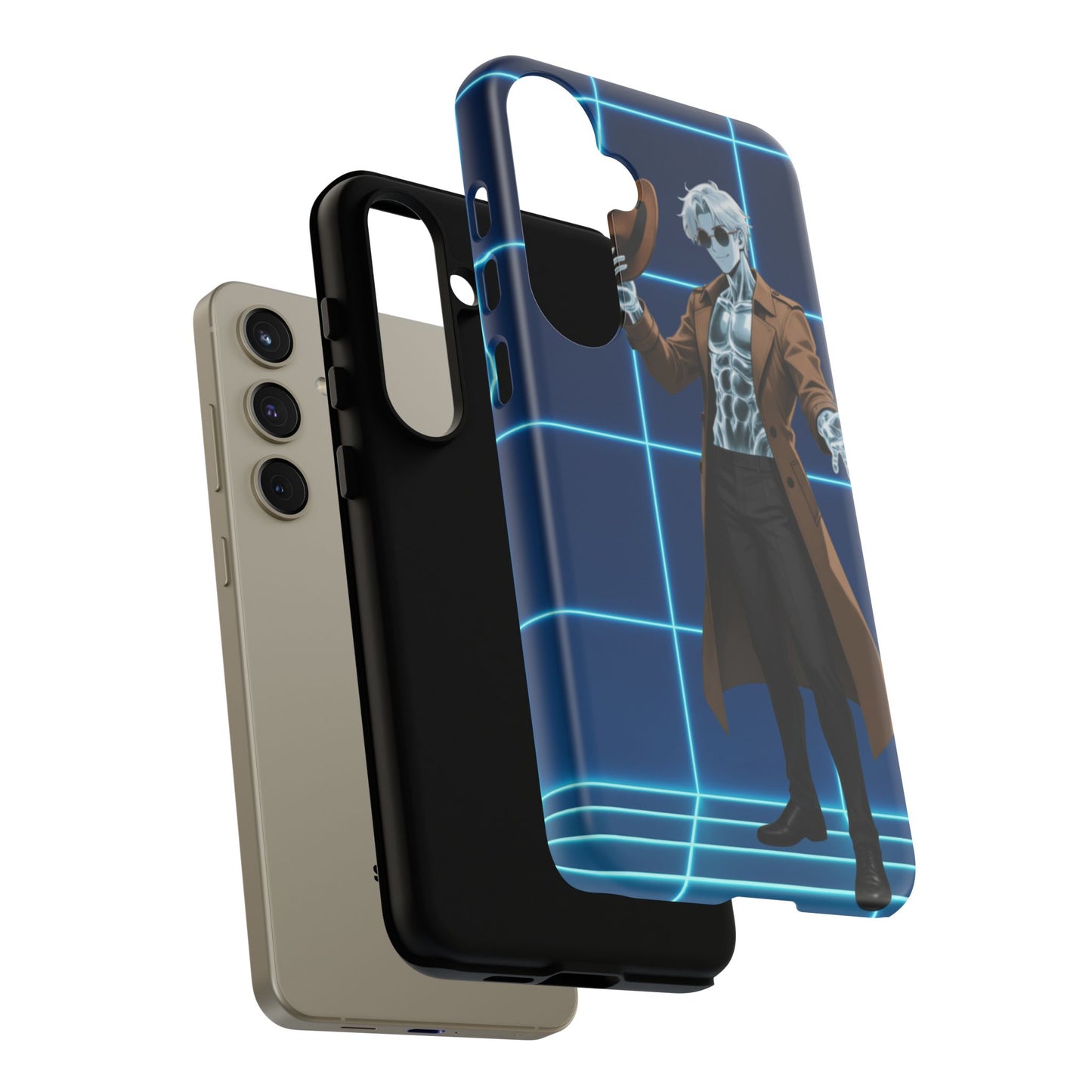 Theodore Marvel Invisible Man Anime Phone Case – iPhone, Samsung & Google Pixel (3D Wrap, Shock-Absorbing) | Yaoi Monsters