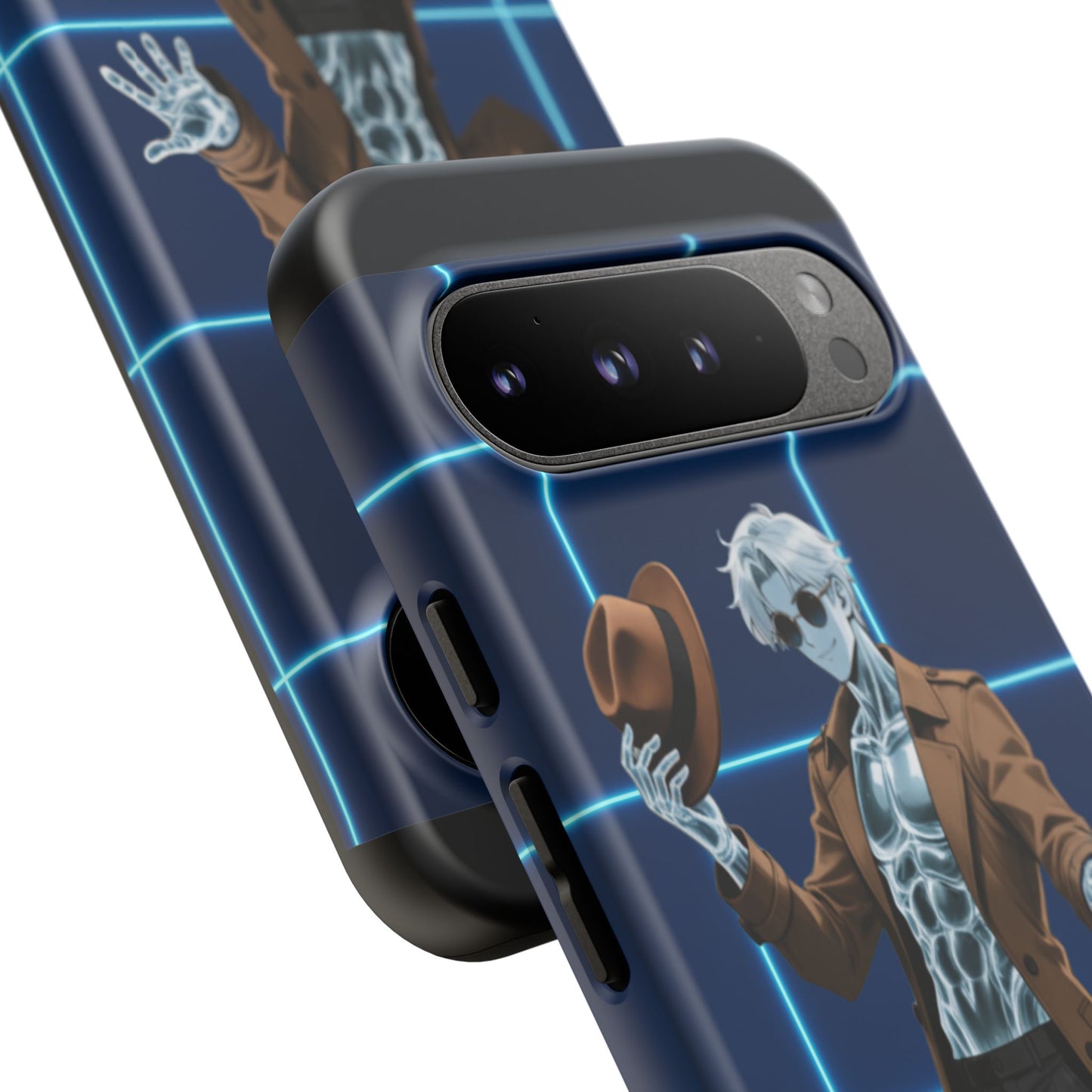 Theodore Marvel Invisible Man Anime Phone Case – iPhone, Samsung & Google Pixel (3D Wrap, Shock-Absorbing) | Yaoi Monsters