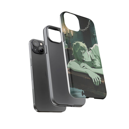 Electric Stare Frankenstein Phone Case — Anime Adam Cover (iPhone, Samsung & Pixel) | Yaoi Monsters