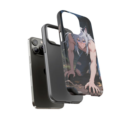 Luca Moonlit Werewolf Tough Phone Case — Anime Wolfman Cover (iPhone, Samsung Galaxy & Google Pixel) | Yaoi Monsters