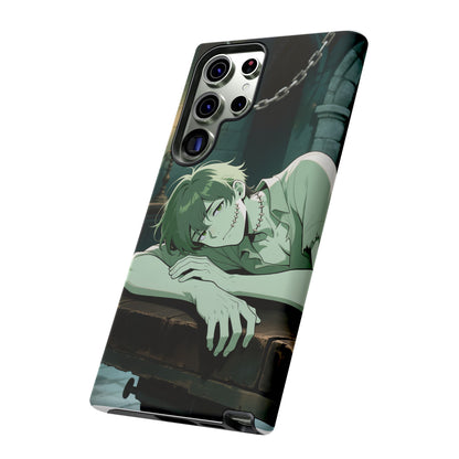Electric Stare Frankenstein Phone Case — Anime Adam Cover (iPhone, Samsung & Pixel) | Yaoi Monsters