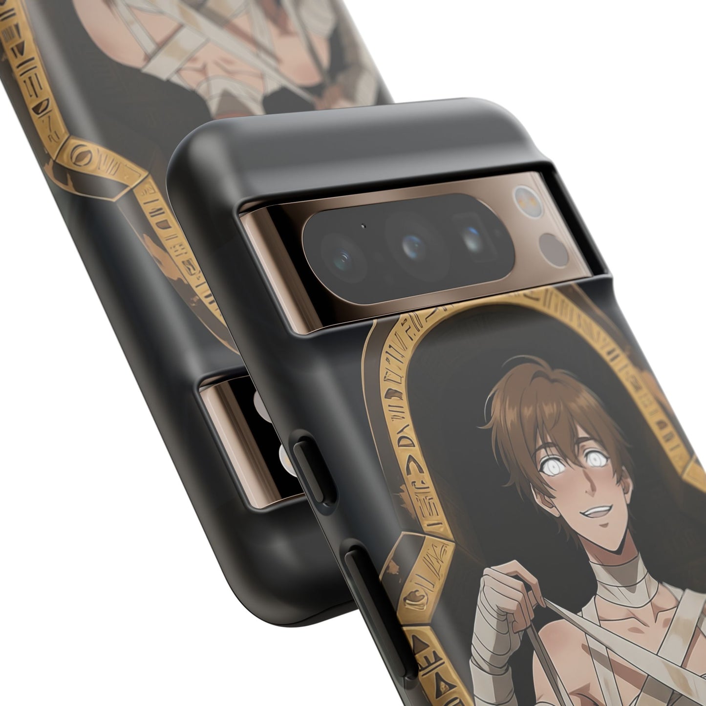 Imhotep Mummy Phone Case – iPhone, Samsung Galaxy & Google Pixel | 3D Wrap Gothic Anime Cover | Yaoi Monsters