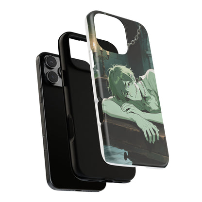 Electric Stare Frankenstein Phone Case — Anime Adam Cover (iPhone, Samsung & Pixel) | Yaoi Monsters